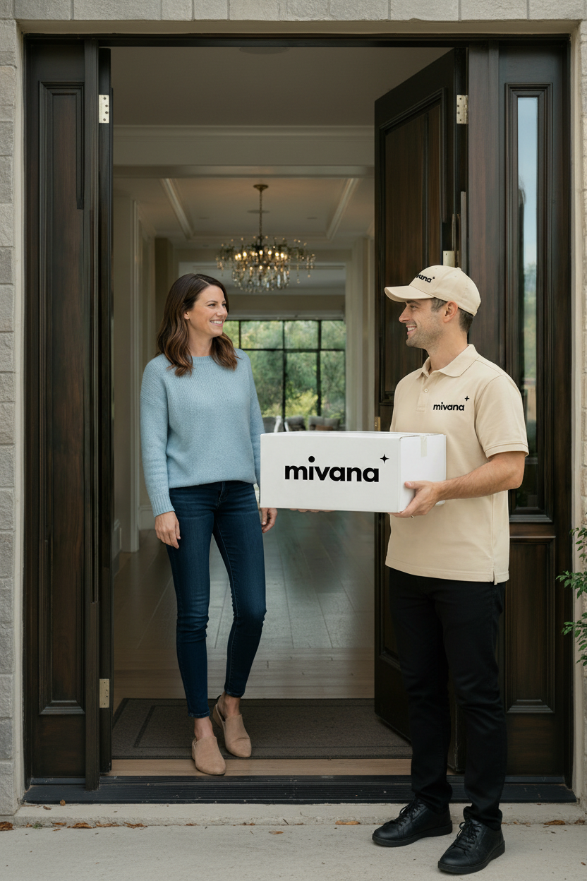 Entrega mivana móvil con logo corregido